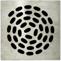 Lazer - Grille carrée 130 x 130 mm Spirale pour Isotanche