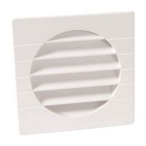 Grille extérieure pour tube pvc Ø125 blanc moustiquaire - Nicoll