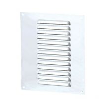 Winflex Ventilation - Grille d'aération 150x210mm aluminium blanc avec écran anti-insecte de Winflex