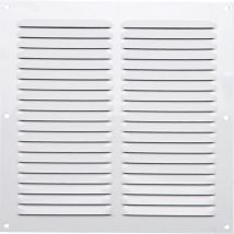 Grille d'aération aluminium laqué, L.15 x l.15 cm