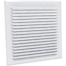 Axelair - Grille aluminium blanche - Moustiquaire 200x200mm