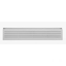 Upmann - Tôle de ventilation alu 400x80 mm Alu anodisé EV1 - 50520