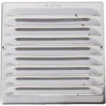 Wallair Grille d'aération acier inoxydable Convient pour Ø de tube: 12.5 cm