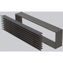 Darco - Grille d'air Open Air Substeel - 650 x 100 mm Noir