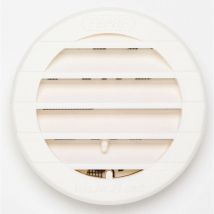 Grille d'aération abs naturel Diam.9.8 cm
