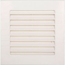 Grille d'aération abs naturel, L.14 x l.14 cm - Centrale Brico