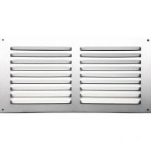 Grille d'aération aluminium anodisé, L.15 x l.30 cm - Centrale Brico