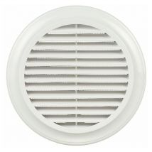 Blauberg - Grille d'aération rond blanc diamètre 150 mm