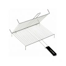 Garden Max - Grille de barbecue double 40 x 30 cm Cook'in Garden