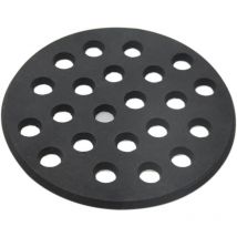 Grille de barbecue émaillée, grille de barbecue ronde en fonte, outil de barbecue, 19.5 19.5 cm