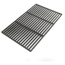 Wiltec - Grille bbq Carrée 54x34 cm en Fonte Barbecue Charbon de bois /à gaz Grillade Cuisson Terrasse Jardin Plancha Viande Légumes