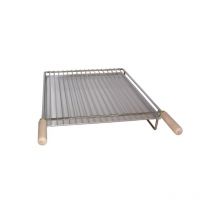 Ephrem - Grille de cuisson sur traîneau avec lèche frites - 41 x 50 cm