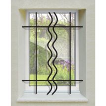 Grille de Defense Duo pour Fenetre H= 115 cm x L= 120 cm (côte tableau)