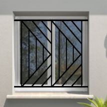 DMS - Grille de Defense Isoangle pour Fenetre h= 45 cm x l= 120 cm (côte tableau)