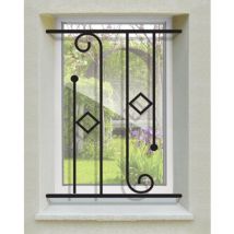 DMS - Grille de Defense Melania pour Fenetre h= 45 cm x l= 100 cm (côte tableau)