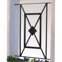 Grille de Defense Toulousaine pour Fenetre H= 65 cm x L= 60 cm (côte tableau)