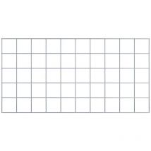 Gabiona - Grille de Gabion à l'unité - Dimensions: 100 cm x 50 cm - mailles de 10 x 10 cm - Made in Germany