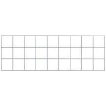 Grille de Gabion à l'unité - Dimensions: 90 cm x 30 cm - mailles de 10 x 10 cm - Made in Germany