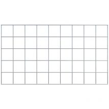 Grille de Gabion à l'unité - Dimensions: 90 cm x 50 cm - mailles de 10 x 10 cm - Made in Germany