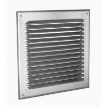 Unelvent - grille de prise d'air aluminium 290x290mm