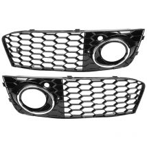 Grille de protection antibrouillard pour Audi A4 B8 2009-2011 (plaque électrolytique) - Jeffergarden