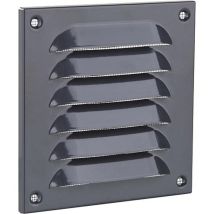 Upmann Grille De Protection Contre Les Intempéries Alu 100x100 Ral7024 Gris Graphite - 54718