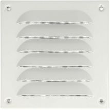 Vollmer - Grille d'intempéries Upmann aluminium blanc trafic ral 9016