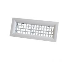 Baillindustrie - Grille de soufflage double déflection à ailettes mobiles montage mural - Grille de soufflage double déflection aluminium blanc