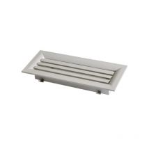 Baillindustrie - Grille de soufflage double déflexion courbe - 400x150mm