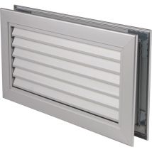 Axelair - Grille de transfert pour porte - Aluminium 400x200