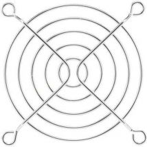 Profan Technology - Grille de ventilation 1 pc(s) (ø) 80 mm métal chromé, nickelé W763331