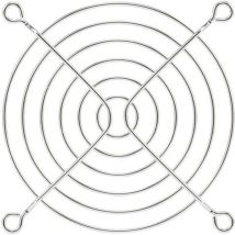 Profan Technology - Grille De Ventilation 1 Pc(s) (ø) 90 Mm Métal Chromé, Nickelé W763381
