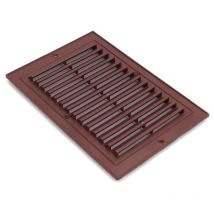 Grille De Ventilation Aeration Oblique 14x21 Plastique Brun