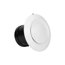 Grille de Ventilation Ajustable grille aeration en plastique Ronde Grille d'aération Couvercle du Ventilateur Montage Disque Ventilation Couvercle De
