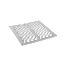 Econoname - Grille à auvents en aluminium anodisé 200 x 200 - gaan - GAAN200 GAAN200