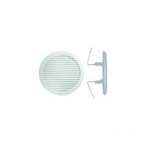 Stampast Srl - Grille de ventilation en plastique pour tuyaux 6,3/12,5 cm avec ressorts 80-125 mm