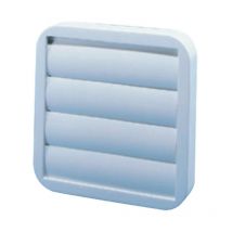 Elicent - Mge 150 Grille à élicent de gravité externe avec ailettes pour les unités vmc 2GE2004