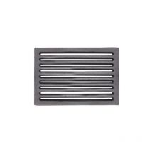 Grille en fonte 20x30 cm pour ventilation pour poeles chemine'es barbecue socle support bois