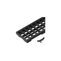 Grille en fonte b125 130x500 mm + Système de blocage Dakota Dakota Options : Grille 1351GBN