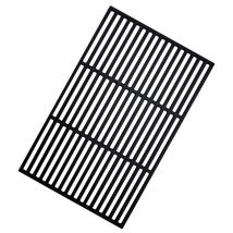 Grille en fonte Carrée Grille de barbecue Grille de cuisson Grille de barbecue en fonte Noir 60x40cm
