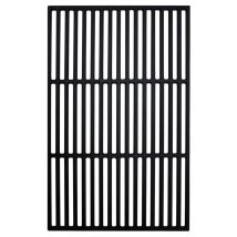 Grille en fonte Grille de barbecue en fonte Carrée Grille de barbecue Noir 54x34cm