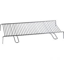 Marca - Grille lourde en acier chrome' pour chemine'e avec pieds 50x35 cm