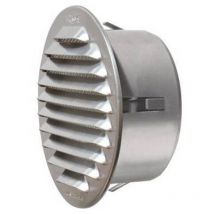 First - Grille métallique ronde encastrée avec entrée en plastique