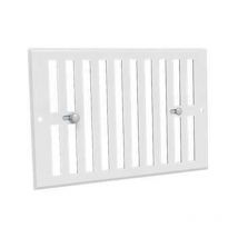 Econoname - Grille obturable aluminium prélaqué blanc 170 x 140 - gobl - GOBL170140 GOBL170140