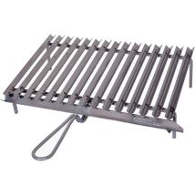 Grille de barbecue – 50 x 35 cm – Acier inoxydable – Longueur, Largeur, Matières, Forme – Ompagrill