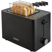 Grille-pain bourgini con accessoires pour sandwich noir 140402