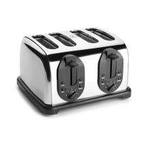 Suinga - Grille-pain en acier inoxydable Curve, 4 fentes, puissance 1750W