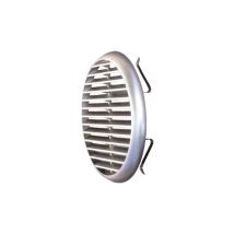 La Ventilazione - Grille Pl 155 Maille Ronde 80/145 Ressorts Chromés