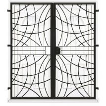 DMS - Grille porte Arcade -2 vantaux pour encadrure H=220 cm x L=170 cm (côte tableau)