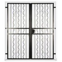 DMS - Grille porte Azur -2 vantaux pour encadrure H=210 cm x L=140 cm (côte tableau)